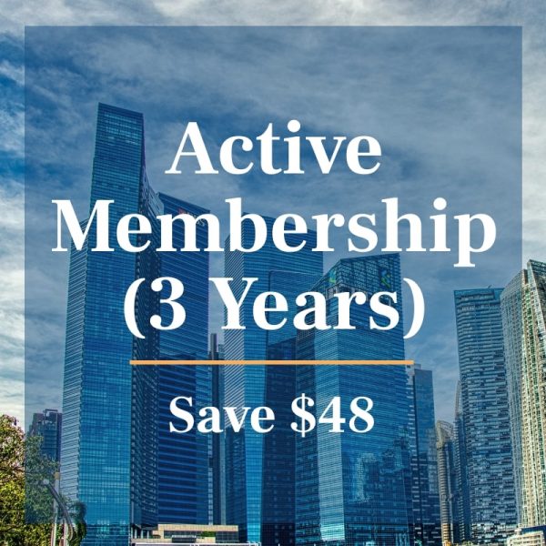 Active membership 3 years